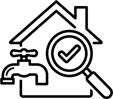 inspection house icon